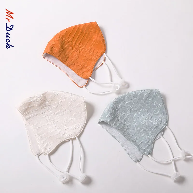 Mrduck Silk Sunscreen Mask Women Comfortable Breathable Washable