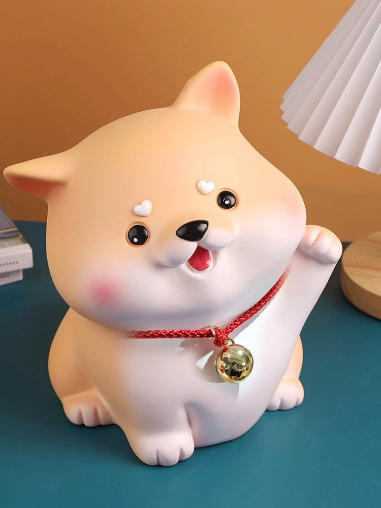 

Dog Coin Money Box Hidden Storage Living Room Cute Ornament Anti Fall Piggy Bank Toy Creative tirelire enfant Home Decoration