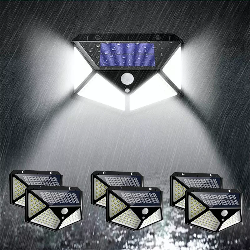 Led Light Outdoor Wall Lamp Motion Sensor LED Wall Lights Waterproof Solar Lamp for Garden Street Lamp Outdoor Lighting