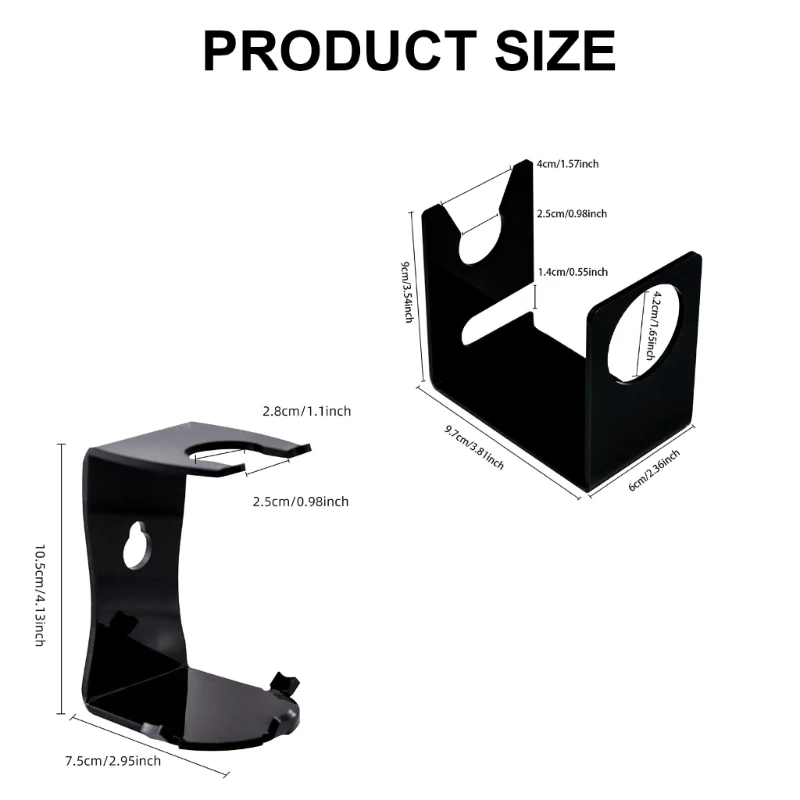 Акриловая подставка для бритья мужской бритвы и щетки удобное решение хранения