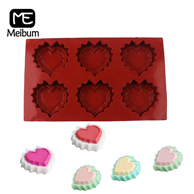 

Силиконовые формы для торта в форме сердца, форма для Мусса на День святого Валентина, кухонная посуда для выпечки, сковорода для выпечки, ин...