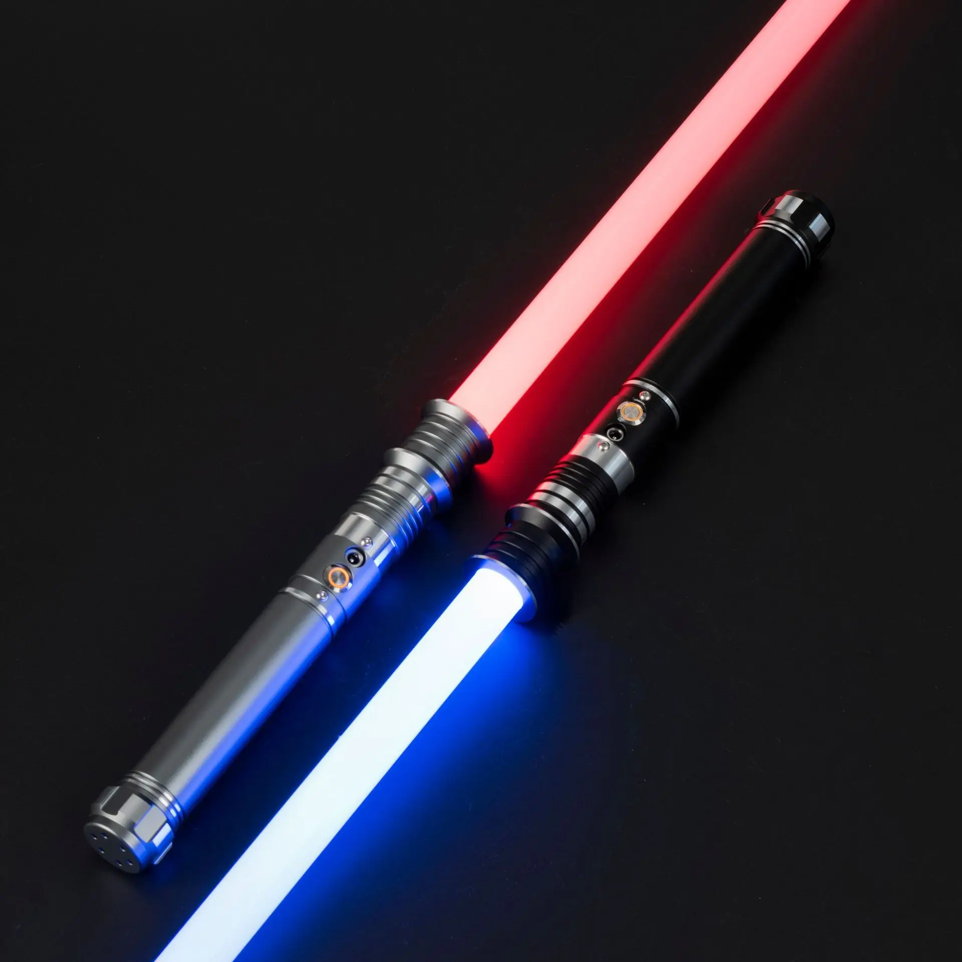 

New Lightsaber Metal Handle Heavy Dueling Blade 16 Color Change Saber With Highlight Sensitive Smooth Swing Laser Sword Glow Toy