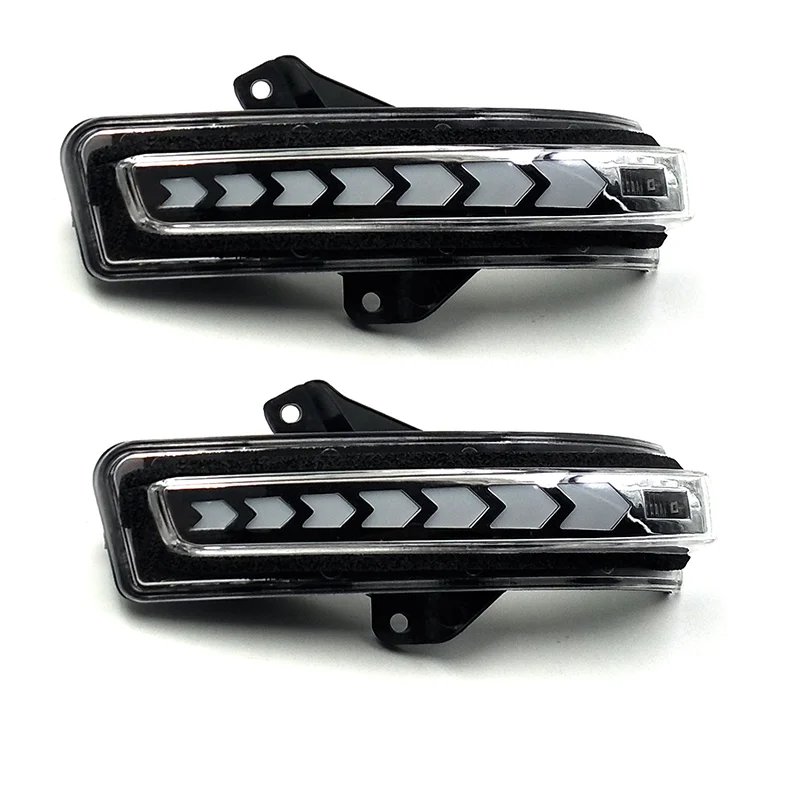 

For Suzuki Jimny Rearview mirror cover Daytime Running Lights Turn Signals LED Dynamic Flowing 2018-2023 JB64 JB74