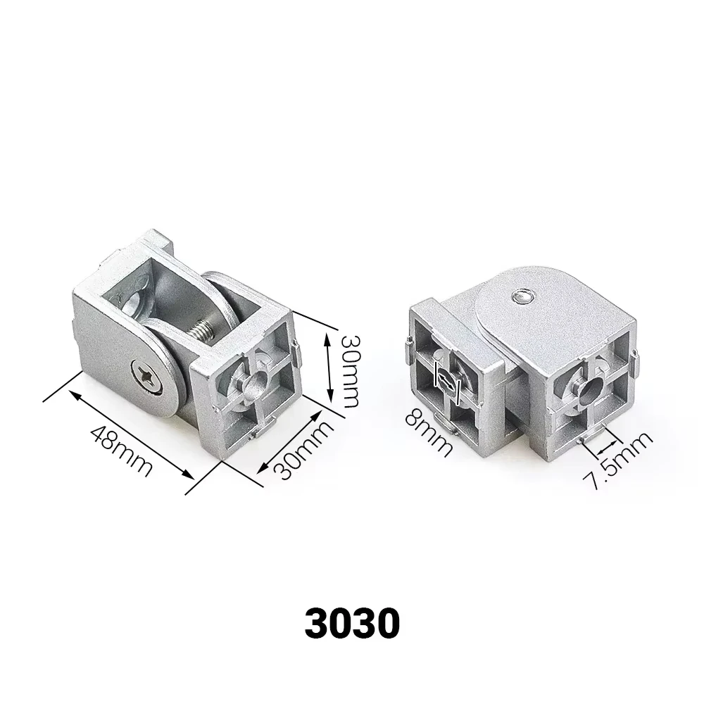 

Шарнирные соединители для алюминиевого профиля 20/30/40/45 (2 шт.)