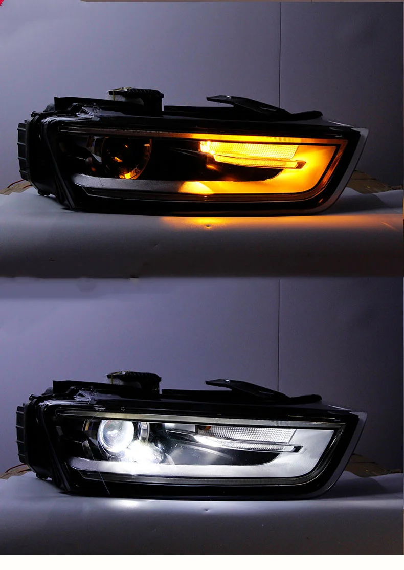 

Qirun HID фонарь в сборе, дневная подсветка «ангельские глазки» с указателем поворота для Audi Q3 2013-2016