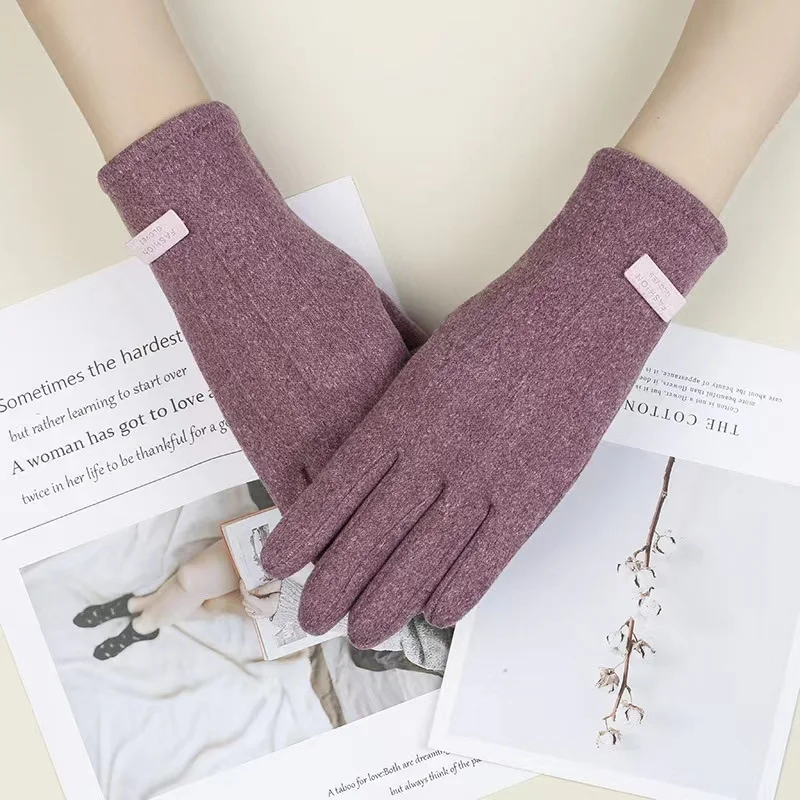 New Autumn and Winter Warm Gloves Women's Daily Travel Cushion for Riding and Driving