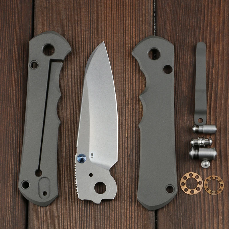 Green thorn inkosi песок складной нож VG10 лезвие TC4 Титан 3D Ручка Кемпинг Открытый фрукты EDC