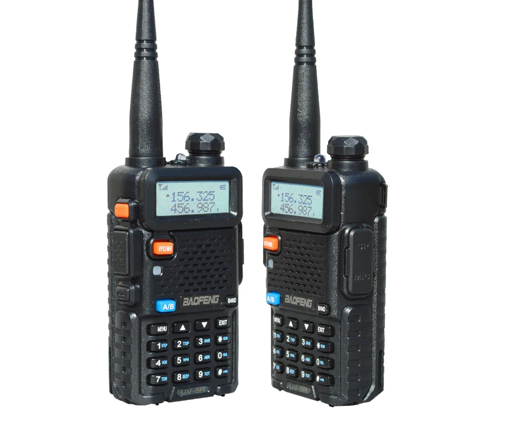 

Профессиональная рация UV-5R, приемопередатчик 5 Вт, портативная рация для охоты, любительское радио УКВ УВЧ, Си-Би радиостанция