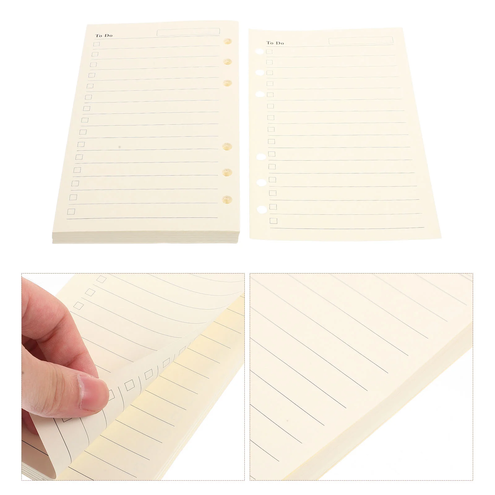 

Paper Loose Leaf Lined Notebook Binder Journal Refills A6 Refill Planner Inserts Papers Daily Sheet Dairy Household Writing