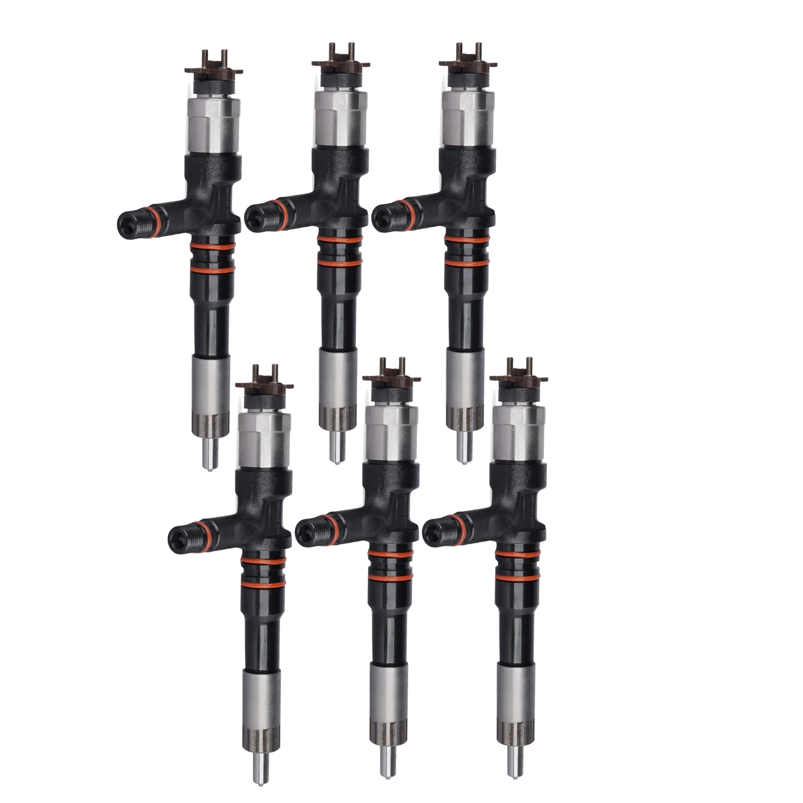 

6PCS New Diesel Common Rail Injector 095000-6290 / 6245-11-3100 for Komatsu SAA6D170E Engine