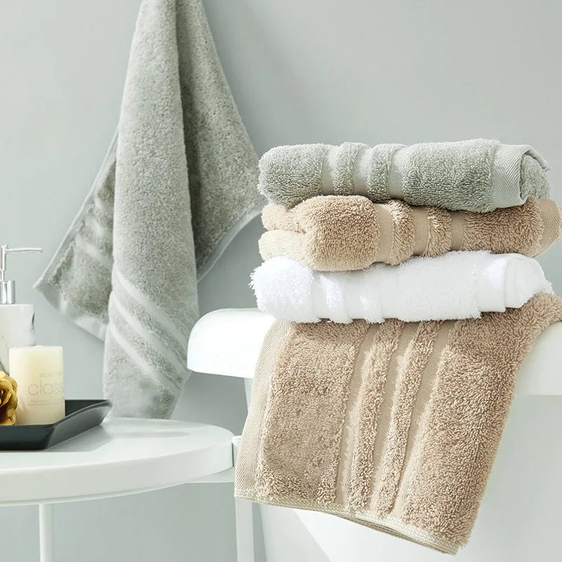 Набор банных полотенец белое коричневое полотенце комплект мужских из 2