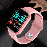 women digital wristwatch sport fitness pedometer color screen smart wristbands walk step counter children men charging head