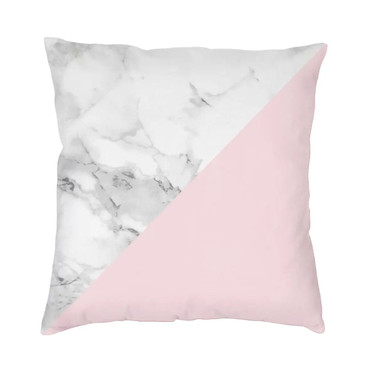 

Marble Pink Geometry Pillowcase Printed Polyester Cushion Cover Decorative Pillow Case Cover Bedroom Drop Shipping 45*45cm