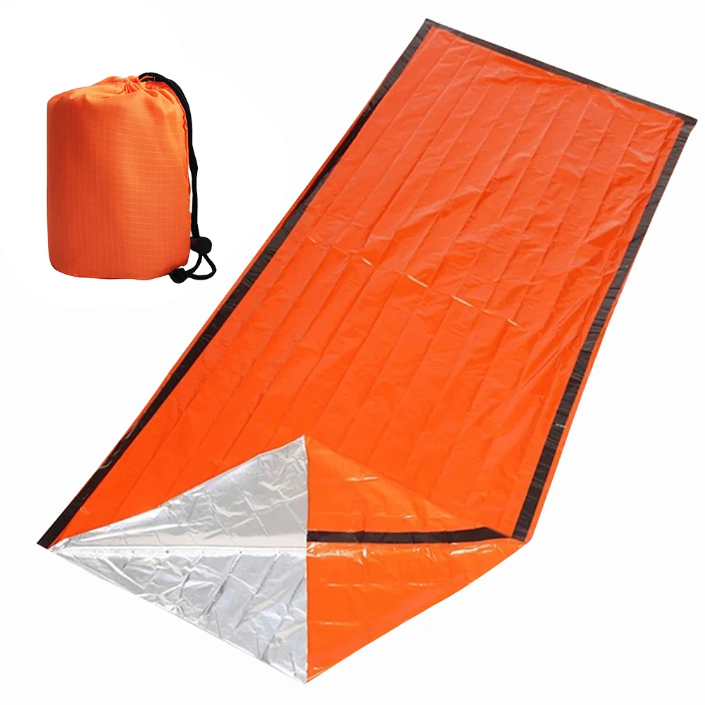 

Outdoor Emergency Survival Rescue Blanket Waterproof Foil Thermal Space First Aid Folding Tent Camping Shelter Military Blanket