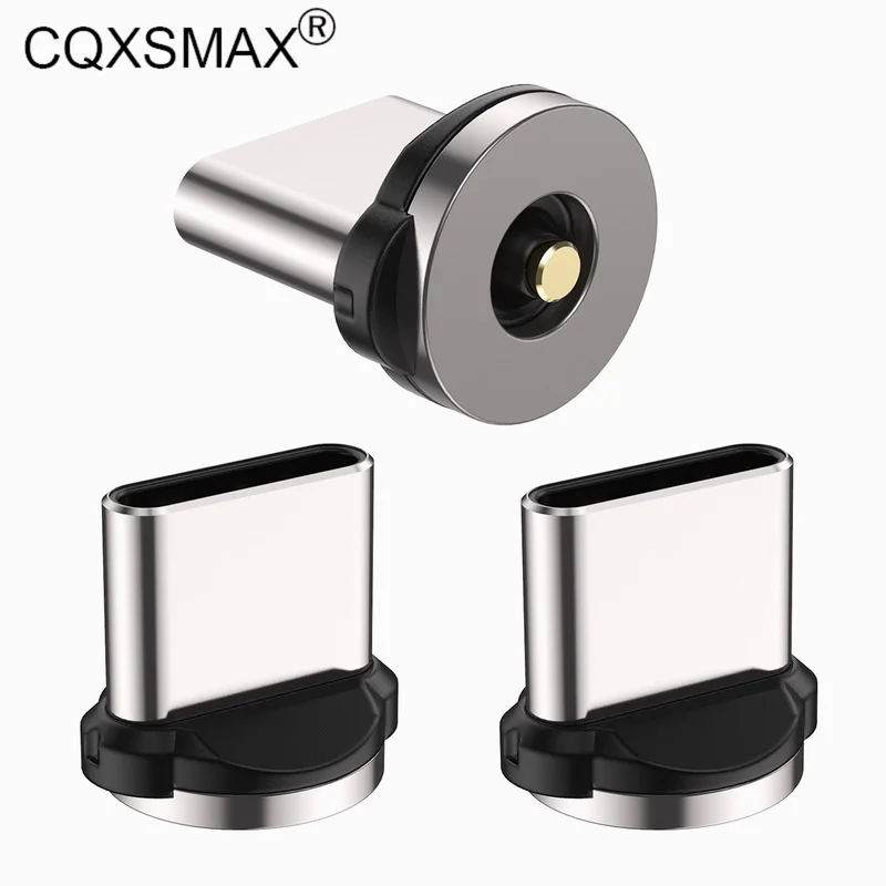 CQXSMAX single Pin Round Magnetic Cable Plug Type C Micro USB Plugs Phone Magnet Charger For iPhone Charging No |
