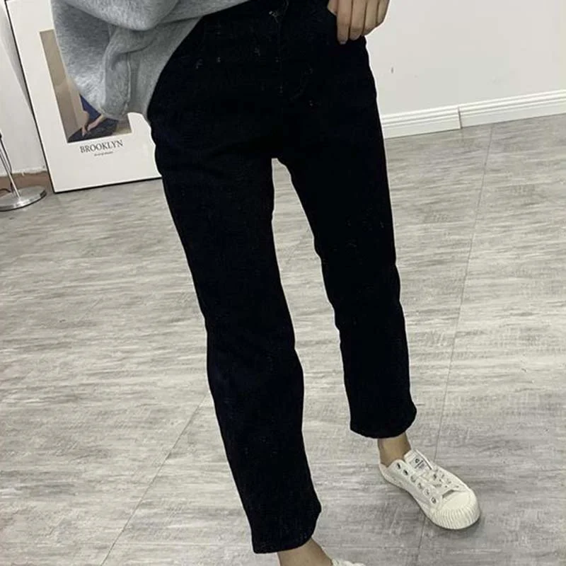 

Slim Denim Pants Fashion 2022 Plus Size Women Jeans High Waist Y2k Skinny Blue For Women Vintage Trousers Woman Mom Jeans