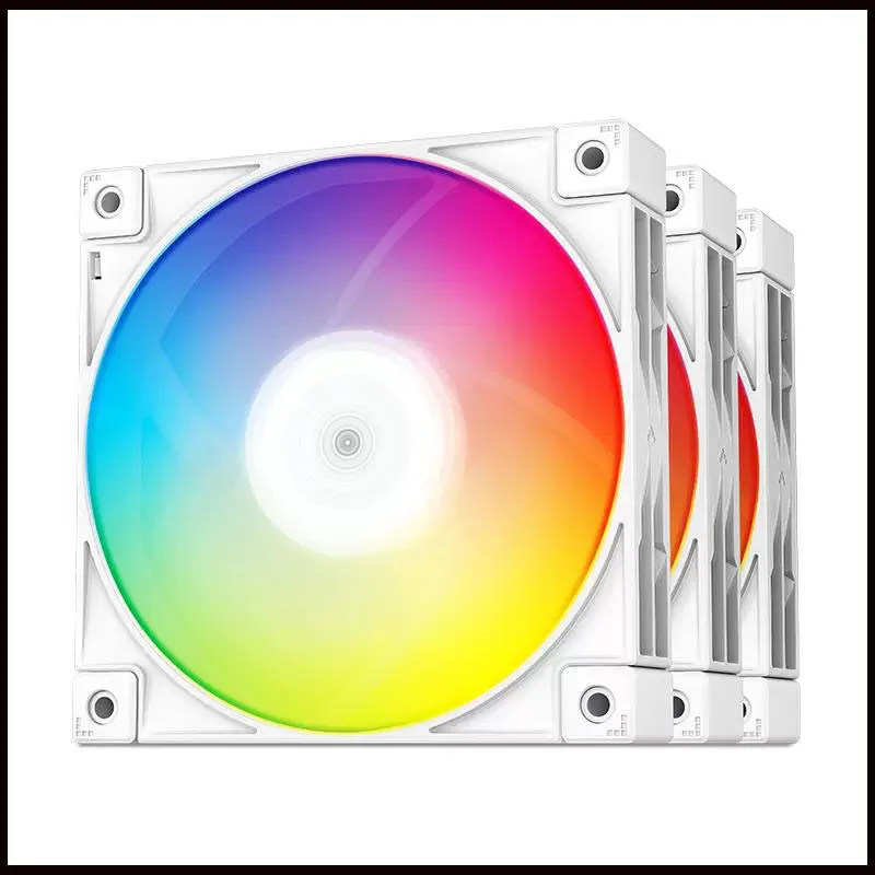 Кулер для процессора DEEPCOOL FC120 5 В/3 контакта 3 в 1 черный/белый RGB 120 мм - купить по