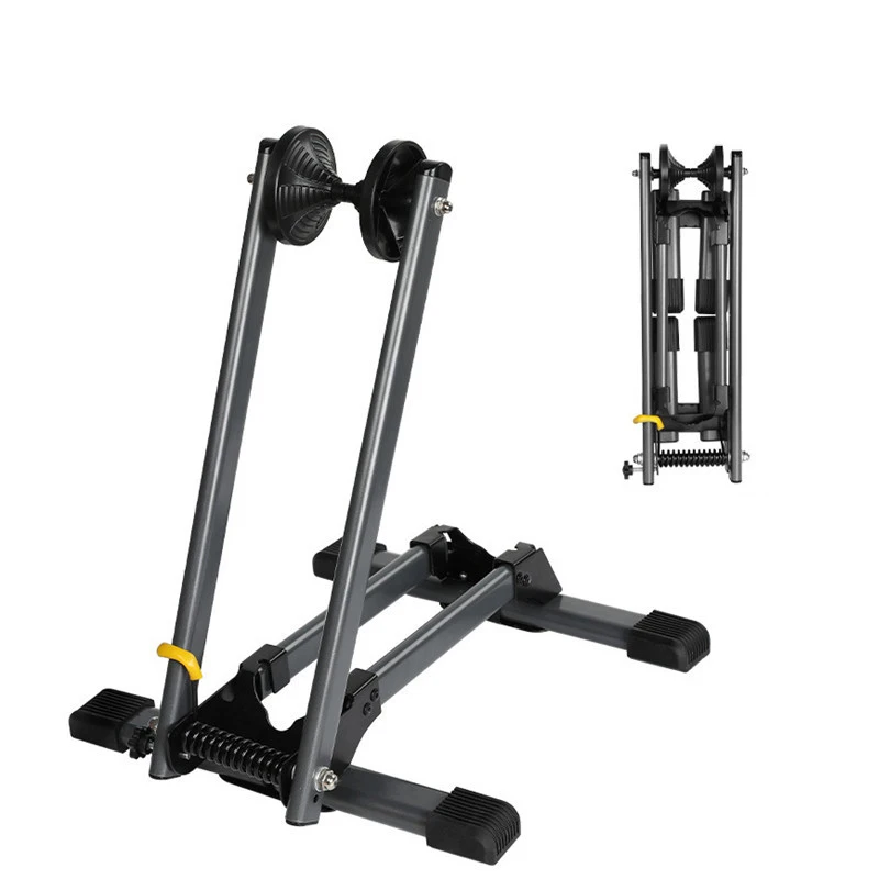 Велосипедная Складная велосипедная стойка напольная для хранения велосипеда