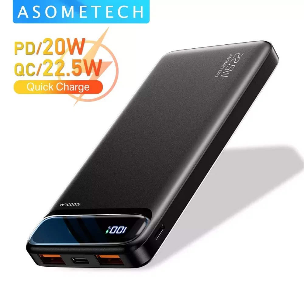 

NEW New2022 Power Bank 20000mAh PD Type C Fast Charge Powerbank 10000mAh External Battery Portable Charger PoverBank for iPhone