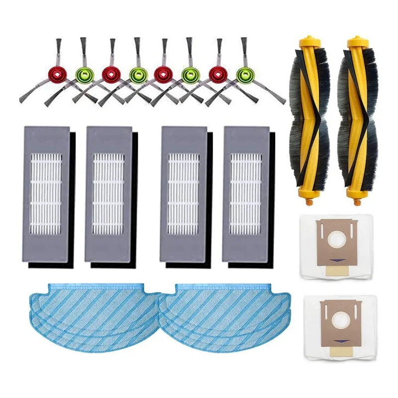 

Запчасти для пылесоса Ecovacs T8 T9 T9PRO, сменные детали, основная и боковые щетки, фильтры НЕРА