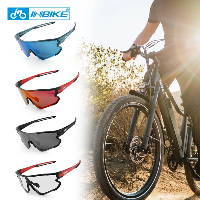 

Солнцезащитные очки INBIKE мужские фотохромные, УФ 400