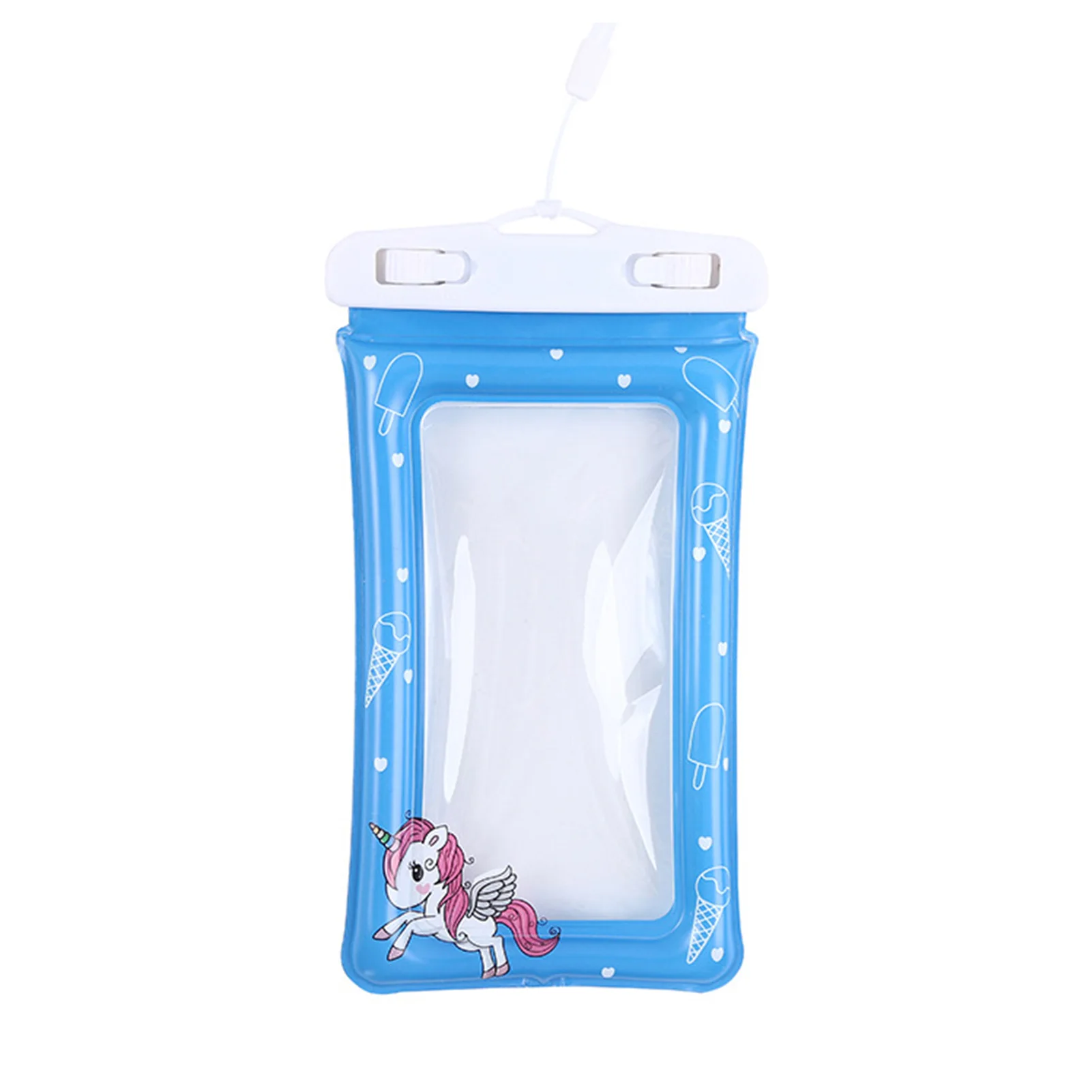 

Phone Sealed Pouch Universal Cell Phones Storage Bags With Clear Film Precision Screen Touch Cartoon Pouches With Lanyard