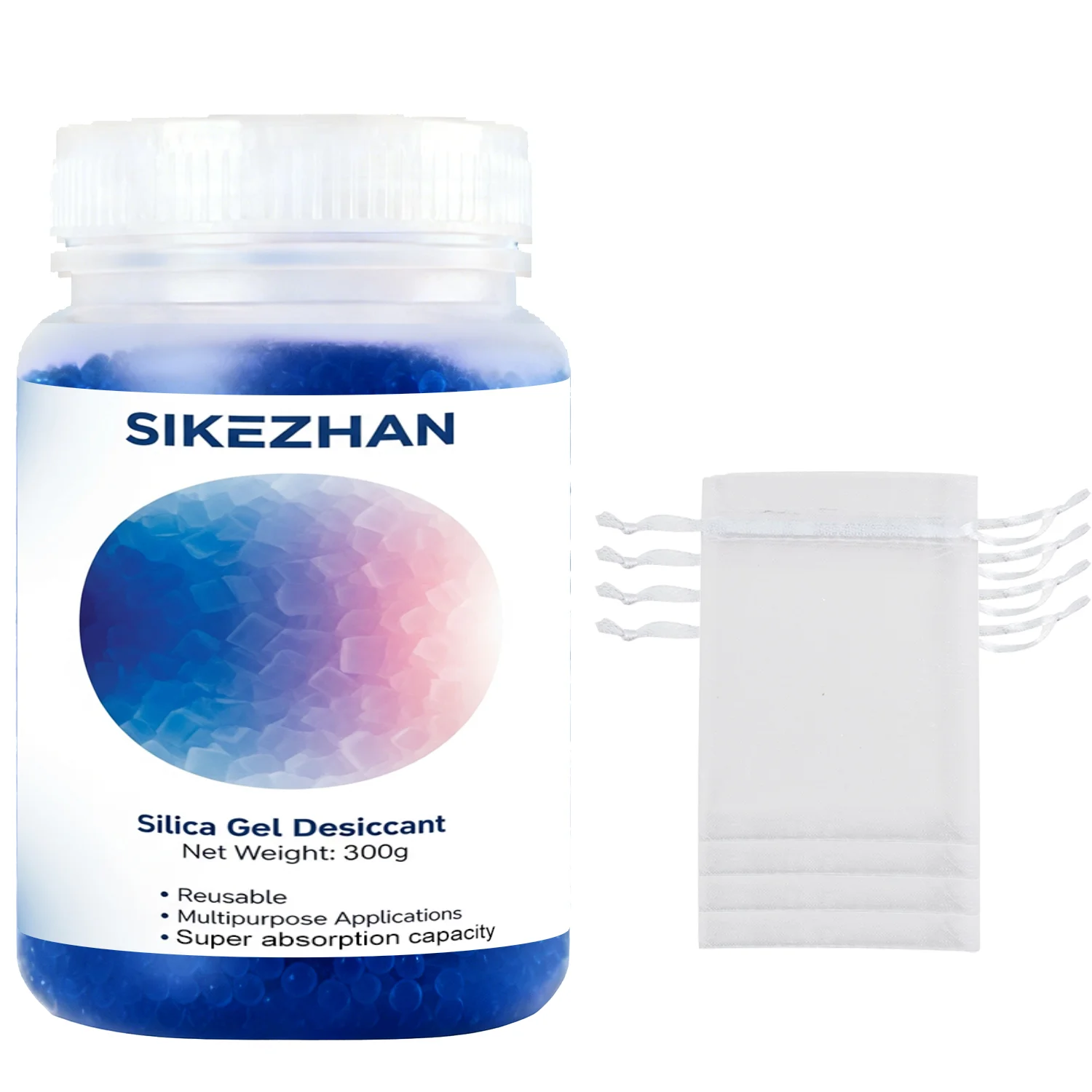 

Силикагелевый осушитель синий 500 г