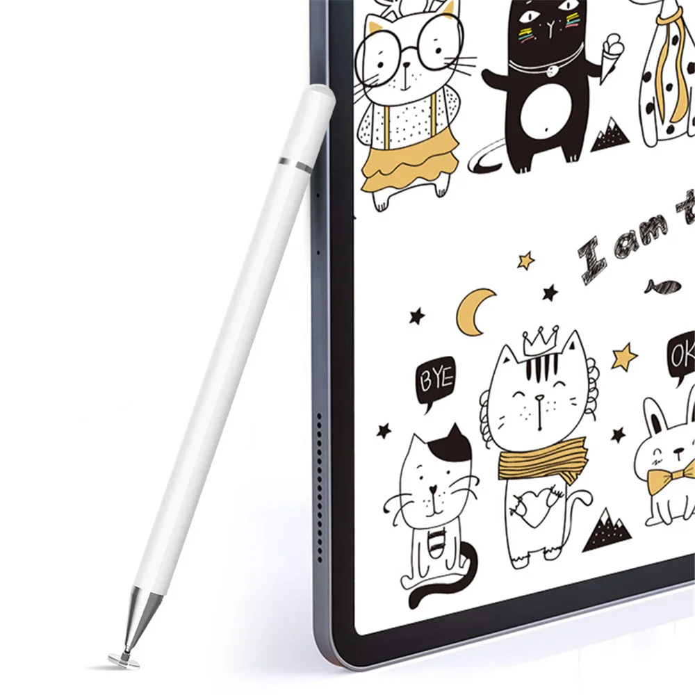 

Универсальный стилус S-Pen, сенсорный экран, наконечник диска, умный емкостный карандаш, сменный металлический магнитный колпачок для планше...