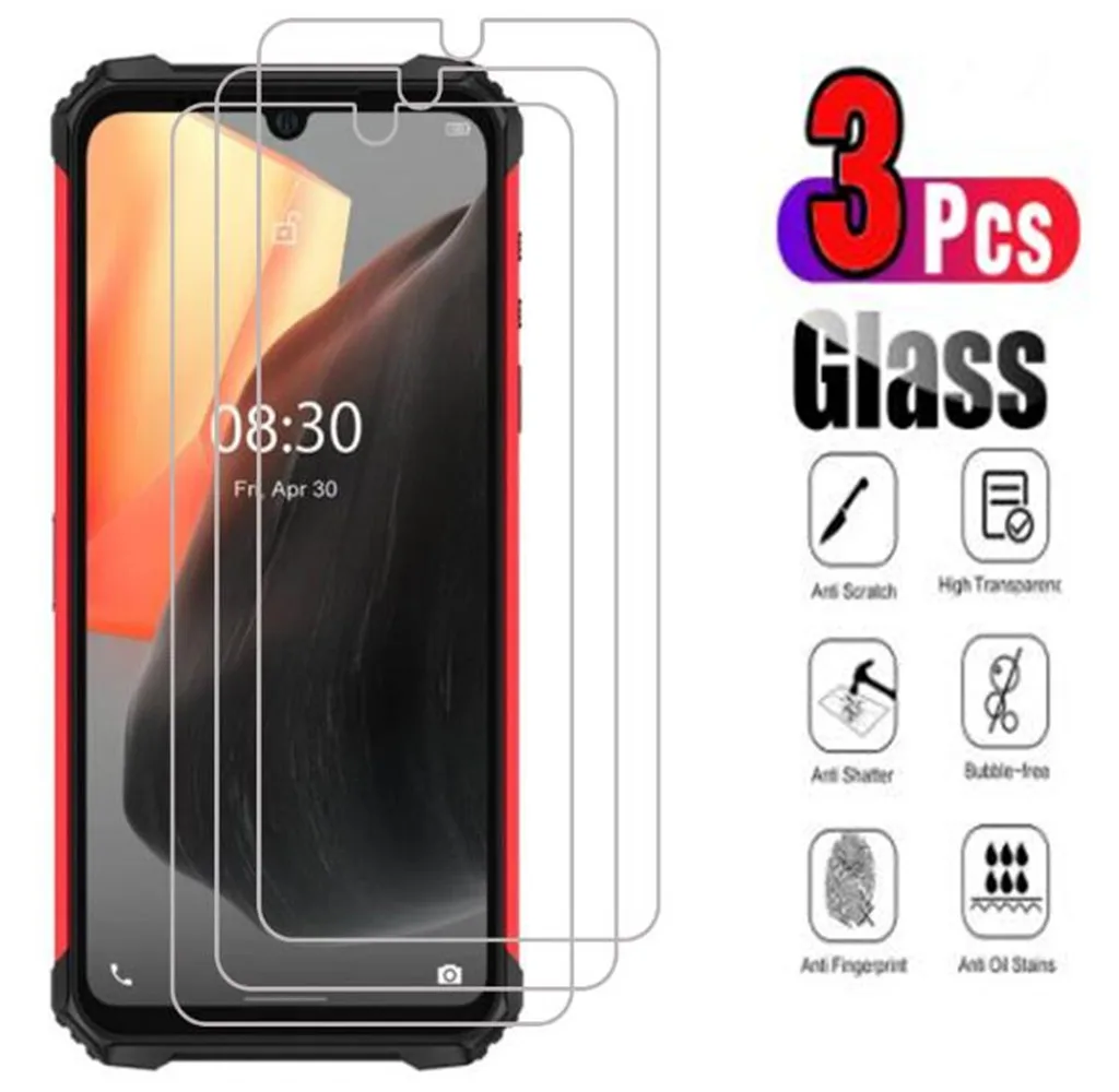 

3Pcs For Ulefone Armor 8 Pro Smartphone High HD Tempered Glass Protective On For Ulefone Armor 8 Pro Screen Protector Film