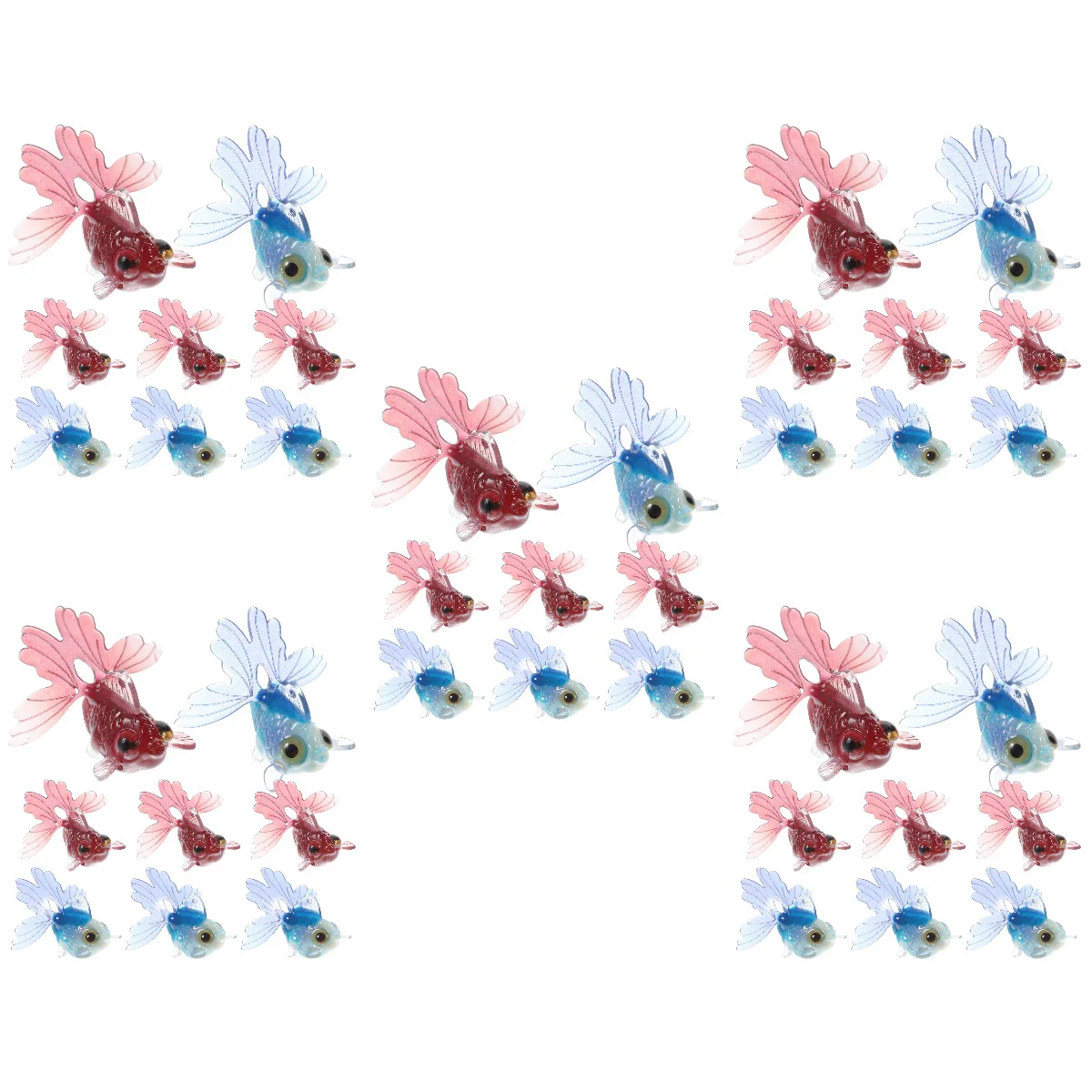 DIY Fish Ornaments Jewelry Charms Supplies Resin Making Delicate Simulation Goldfish Earring Findings