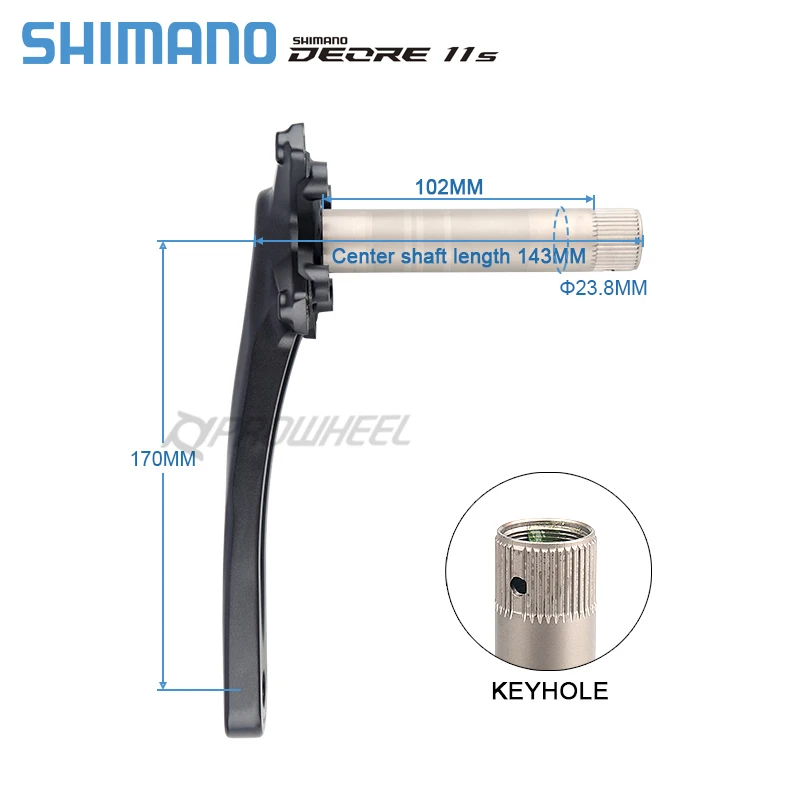 Shimano Deore M5100 кривошипная система 1x10s 11 s 2x10s скоростей горный велосипед