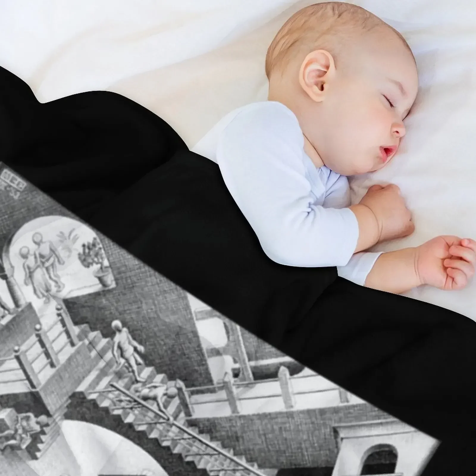 Mc Escher T-ShirtMC плед одеяло милые клетчатые красивые одеяла