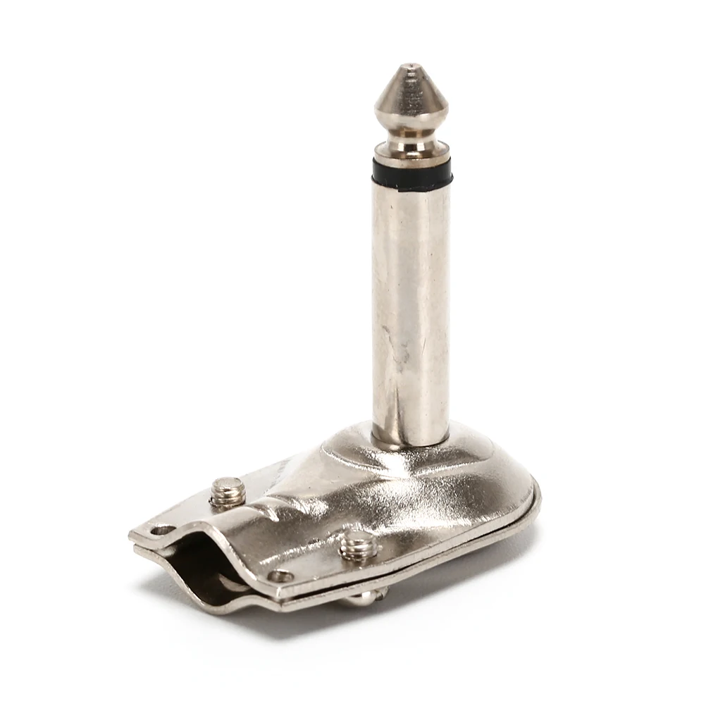 

6.35mm Mono Jack Right Angle Guitar Plug 90-degree Elbow Two-core Audio Microphone Amplifier Connector Effect Pedal Connector