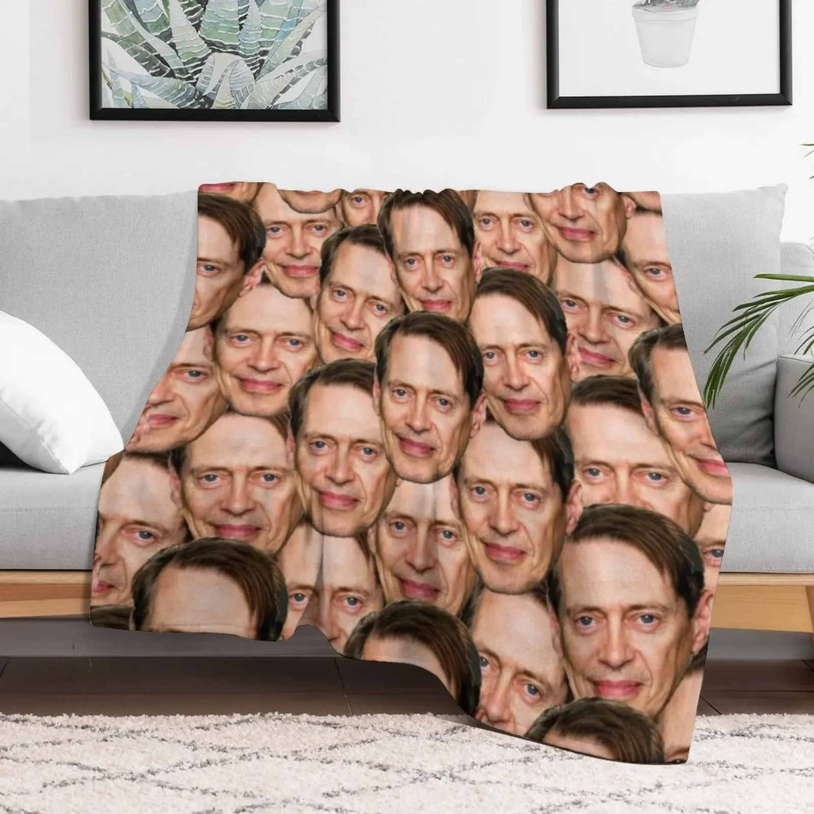 Steve Buscemi трендовый дизайн головы Плед Мягкий плед Очень большой Дизайнерские