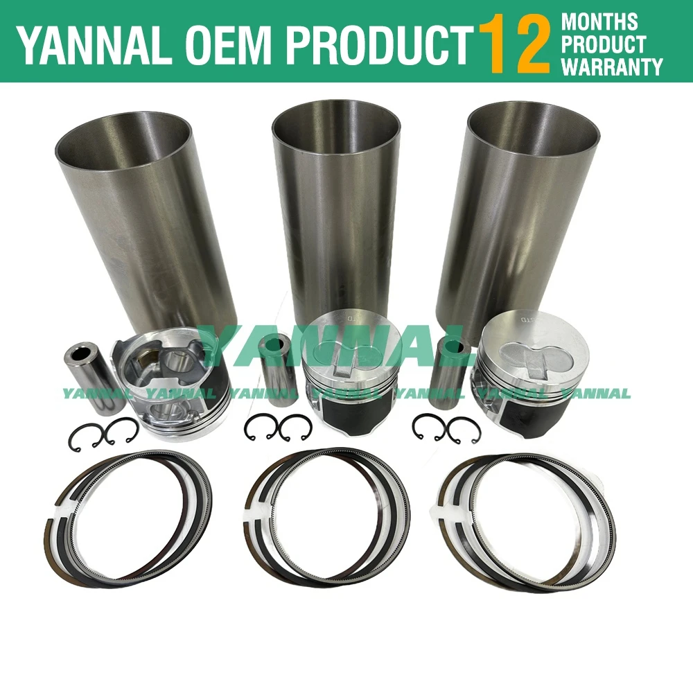 Для комплекта для капитального ремонта Yanmar 3TNV76-XJKH тракторного двигателя John Deere