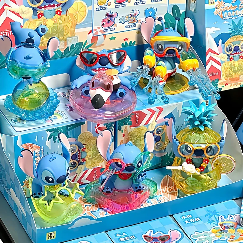 Disney Стич летняя Карнавальная серия Ранние игрушки аниме милые Trendys орнамент