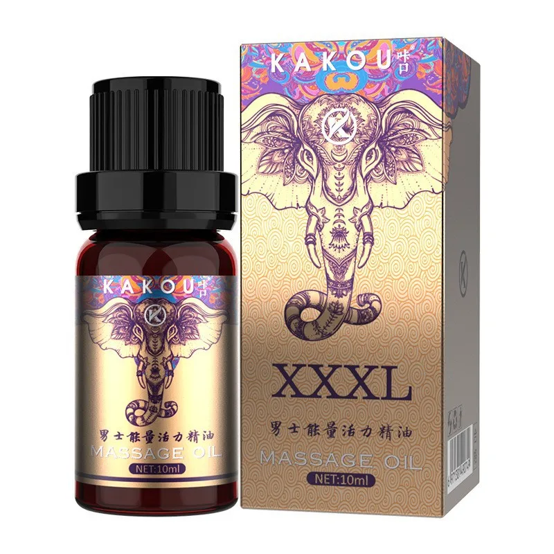 Kakou men's external use Jinku massage essential oil private parts increase adult sex products men's massage essential oil 10ml