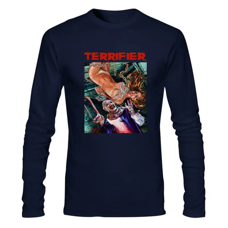 

2022 Mens Clothes Terrifier Art The Clown Horror Movie Art T-Shirt For Men T-Shirt For Women DMN Black