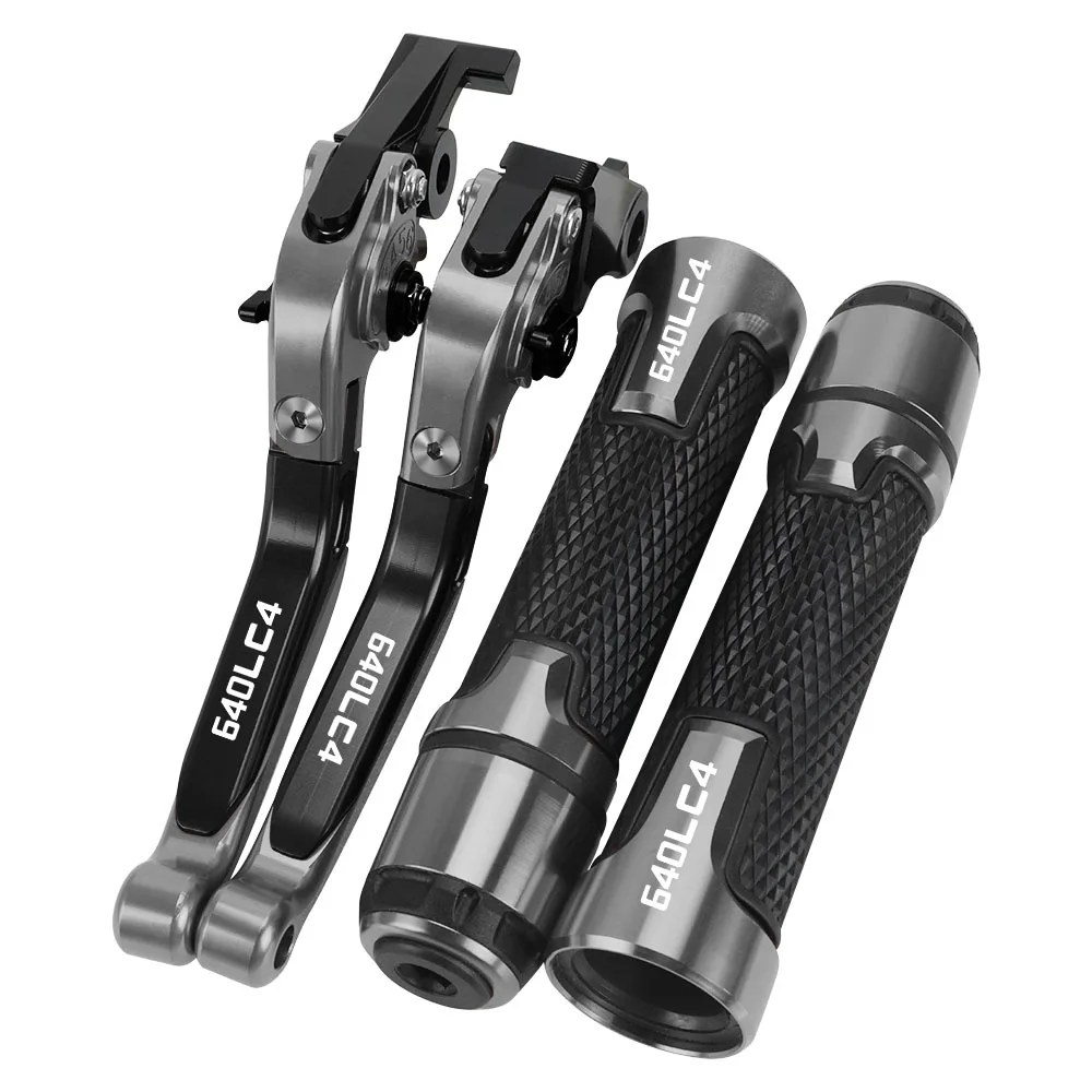 

640 LC4 Motorcycle Accessories Brake Clutch Levers Handlebar Handle bar Hand Grips ends FOR 640 LC4 2003 2004 2005 2006