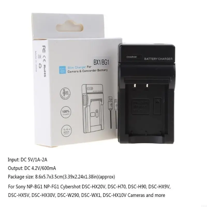 Зарядное устройство NP BG1 FG1 NP-BG1 для Sony Cyber-Shot DSC-W100 W30 W35 W40 W50 WX1 H50 H55 H3 H7 H9 H10 H20 NP-FG1 NPBG1 (art.: 3920ce24f87df) - 3920ce24f87df