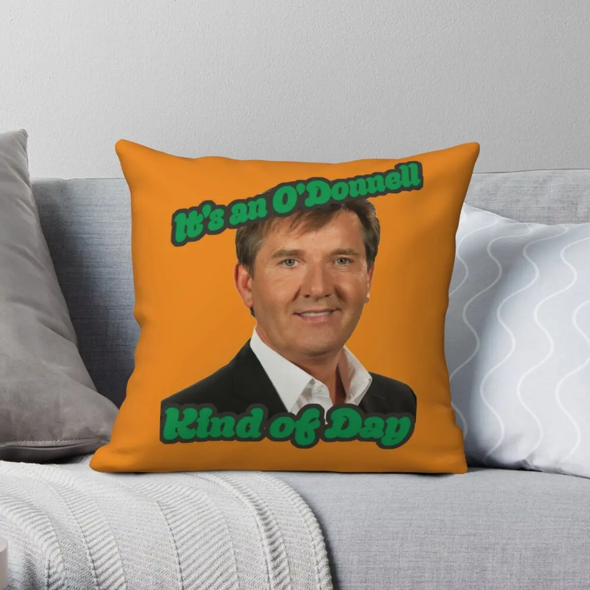 

Daniel O'Donnell Kind Of Day Square Pillowcase Polyester Linen Velvet Printed Zip Decor Throw Pillow Case Bed Cushion Case