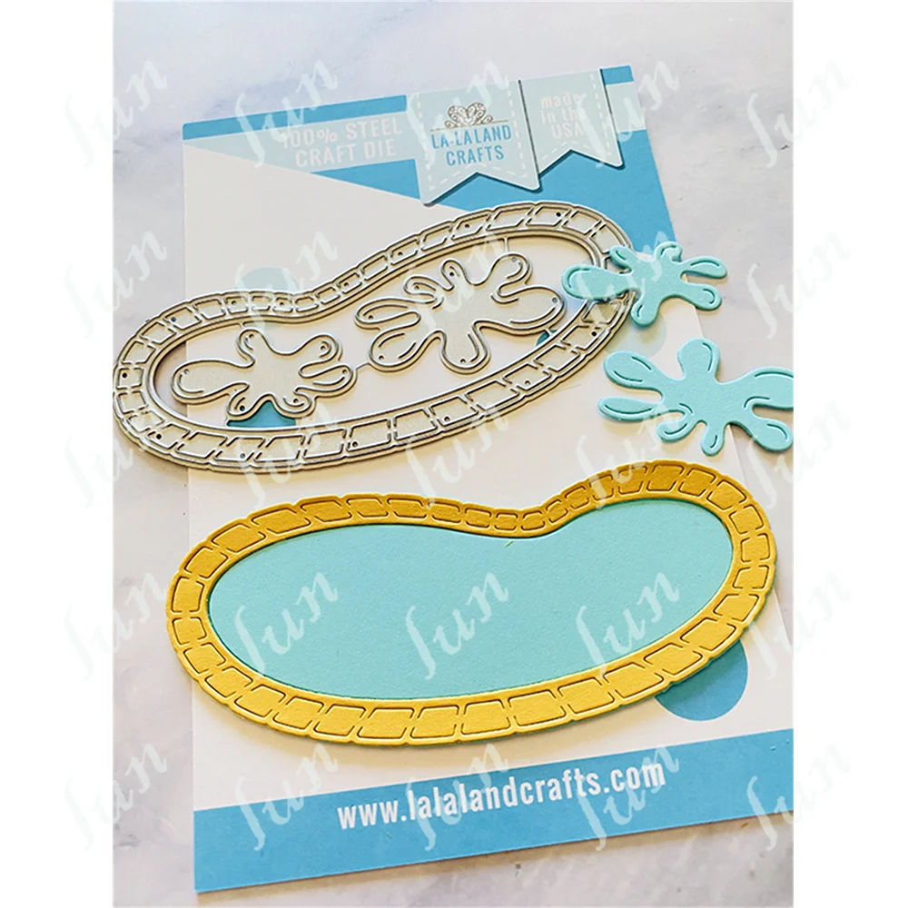 

Metal Cutting Dies Stencil Pool Die Cuts for Diy Scrapbooking Album Paper Card Embossing Diary Template Craft Supplies Handmade