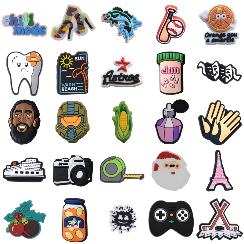 

Men Para Pins Women Charm Shoes Accessories Decorations for Crocs Kids Packs Gifts Boy Wholesale Bulk Shoe Charms Girl Set Jeans