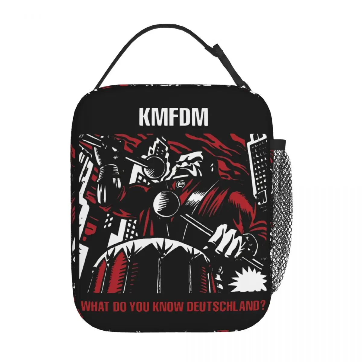 Изолированная сумка для ланча KMFDM рок-группы Merch школы хранения еды портативный