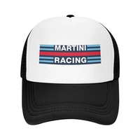 punk martini racing baseball cap trucker hat for women men breathable baseball cap performance snapback caps summer hats