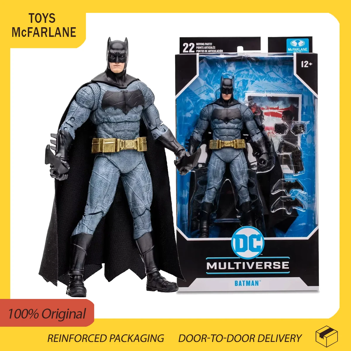 Экшн-фигурка МакФарлейн DC на восходе справедливости: Бэтмен в Супермен 7 дюймов