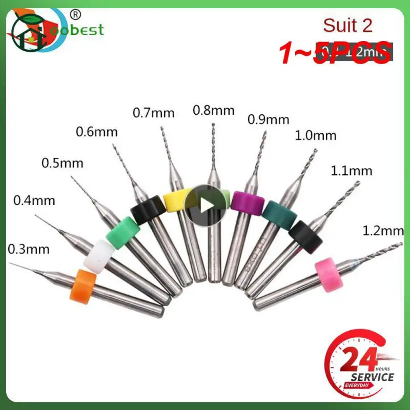 

1~5PCS XCAN0.3mm to 1.2mm PCB Mini Drill Bit Tungsten Steel Carbide for Print Circuit Board CNC Drill Bits Machine