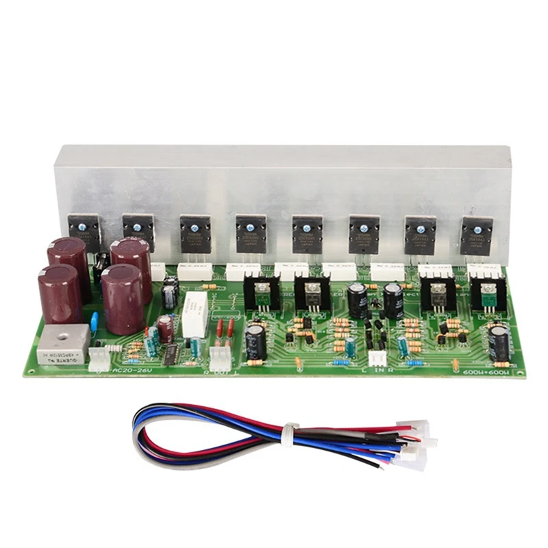Плата усилителя AD600W 2saeas/2SC5200 аудио чип 600 Вт + 2 0 каналов Hi-Fi музыкальный усилитель