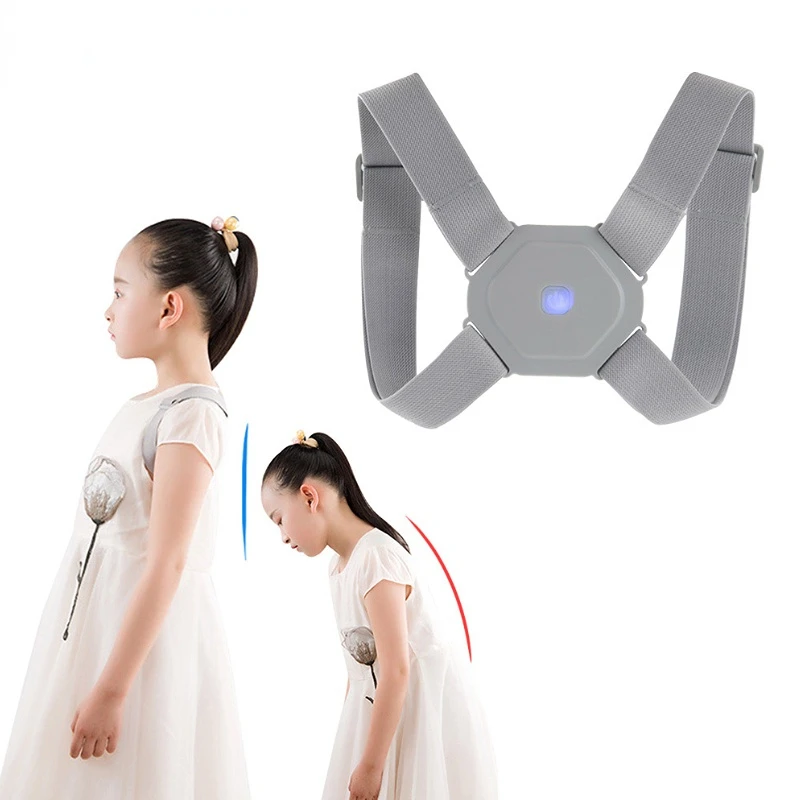 

Intelligent Posture Corrector Back Posture Trainer Clavicle Spine Shoulder Correction Smart Tips Adjustable Length Back Support