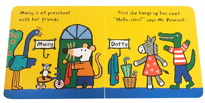 Maisy идет за покупками/дом/дошкольные/фермерские книги на бумаге 3-6 лет |